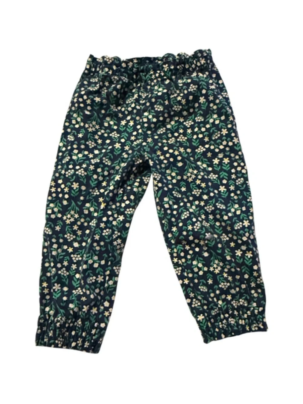 Carter's Navy Floral Print Elastic Waist Pants